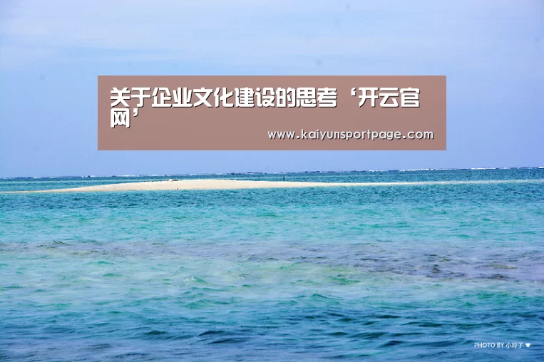 关于企业文化建设的思考‘开云官网’(图2) 开云官方