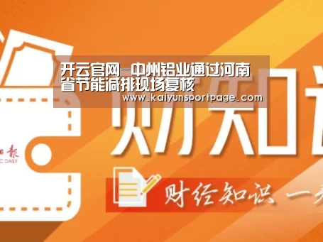 开云官网-中州铝业通过河南省节能减排现场复核(图1) 开云官方